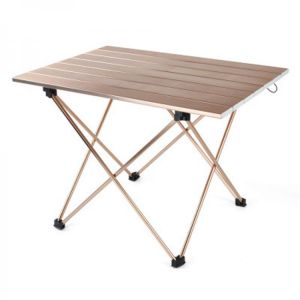 HooRu Folding Aluminum Table Camping Beach Ultralight Backpacking Foldable Table with Carry Bag Outdoor Desk Garden Furniture