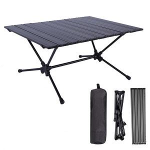 Aluminum Alloy Camping Folding Table Portable Light Party Desk  Height Adjustable Picnic Table Set Mini Barbecue Table
