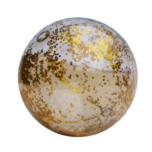 23GD Inflatable Glitter Beach Ball 16inch/24inch Confetti Beach Ball Pool Summer Party Toy Playing Entertainment Supplies