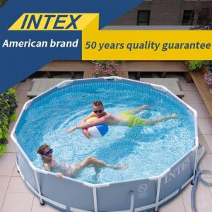 INTEX Family Bracket Swimming Pool thickening  piscinas grand children's home large pools adult collapsible pool fish pond