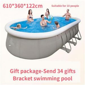 Big swimming pool Family Bracket Swim Pools home Large Pools Adult Collapsible Pool Fish Pond Baby Play Pond Commerc