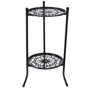 1pc Home Modern Style Iron Art Flower Pot Stand Flower Pot Organizer Room Rack