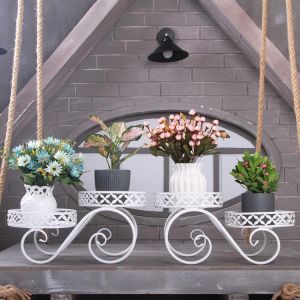 Simple Flower Stand Balcony Iron Flower Rack For Outdoor And Indoor Metal Holder Garden Patio Shelves For Plant Flower Pot Rack