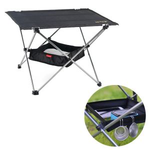 Outdoor Camping Table Portable Foldable Computer Desk Furniture Bed Ultralight Aluminium Hiking Climbing Picnic Folding Tables