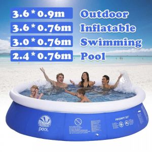 Thickened PVC Family Play Pool for Kids Adults Large Inflatable Swimming Pool for Summer Water Game Padding Pool