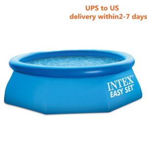 INTEX inflatable swimming pool large family adult pool piscinas grand fold fish pond heighten thickened children's paddling p