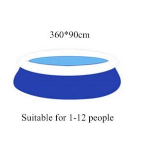 Large Size Inflatable Round Swimming Pool Children bathing Pools Adult Home Paddling Pool For Family Outdoor Thickened Pond