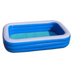 1.4/1.7/2/2.95M Inflatable Swimming Pool 3 Layers Thicken Rectangular Outdoor Summer Paddling Pool Bathing Tub For Adults Kids