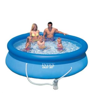 Intex Large Family Swimming Pool Inflatable Adult Pool Heightening Thickened Children's Play Pool Folding Fish Pools