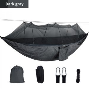 Camping Hammock With Mosquito net lightweight Parachute outdoor nylon mosquito net hammock for camping
