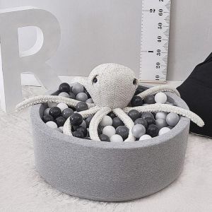 Baby Ball Pool -INS Hot Infant Sponge Fencing Playpen Soft Round Kiddie Balls Pit Nursery Play Toy Gift for Kids Children Room