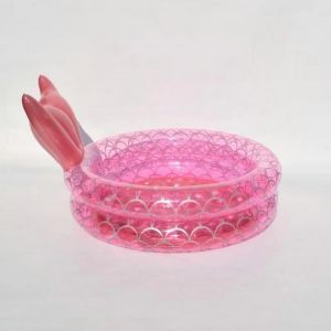 2021 New Thickening Pvc Inflatable Mermaid Pool Household Baby Children Swimming Pool Lovely Baby Pink Swimming Pool LB890