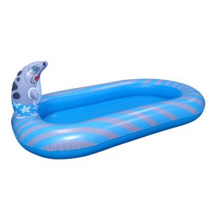 Children Swimming Inflatable Shark Fountain Water Playing Toys Inflatable Water Sprinkler Pool Interactive Playing Toys