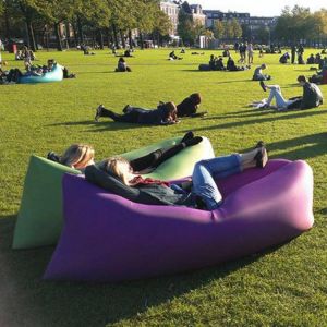Camping chair Beach Picnic Inflatable Sofa Lazy Ultralight Down Sleeping Bag Air Bed Inflatable Sofa Lounger Outdoor Furniture