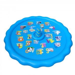 170cm water spraying mat, watering letter spraying water mat, outdoor lawn water play mat, multifunctional game mat