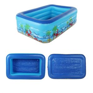 1.3/1.5/1.8m 3Layers Children Inflatable Pool Bathing Tub Baby Kid Home Outdoor Swimming Pool Inflatable Square Swimming Pool