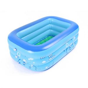 Baby Children Bathing Tub Baby Home Use Paddling Pool Inflatable Square Swimming Pool Kids Family Thickened Playing Water Pool