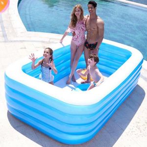 Inflatable Swimming Pool 1.5/1.8/2/2.6/3.05M 3/4 Layers Thickened Outdoor Summer Water Games Inflatable Pools For Adults Kids