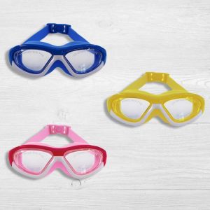 Swimming Goggles Anti-Fog Anti-Leakage UV Protector Soft Silicone Adjustable Swim Wide Lenses Glasses For Adult Men Women Kids