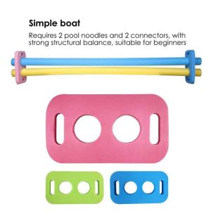 Pool Noodle Floating Connector With 2 Cross Holes Pool Noodle Swimming Accessory Summer Pools Outdoor Accessories Random Colors