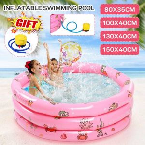80/100/130/150cm Portable Indoor Outdoor Baby Swimming Pool Inflatable Children Basin Bathtub Kids Pool Baby Ocean Ball Toy Pool