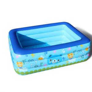 128x86x58cm Large Size Children's Home Use Paddling Pool Inflatable Square Swimming Pool Heat Preservation Kids inflatable Po