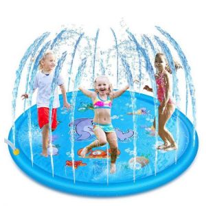 1PC Cartoon Inflatable Cushion PVC Baby Kids Spray Water Game Pad Outdoor Lawn Children Play Water Mat Boys Girls Summer Gifts