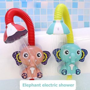 Bath Toys Baby Water Game Elephant Model Faucet Shower Electric Water Spray Toy For Kids Swimming Bathroom Baby Toys