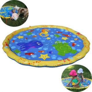 1PC Girls Boys Inflatable Round Cushion Play Water Toy Mat Children Outdoor Games Sprinkler Pad Baby Kids Products Gifts