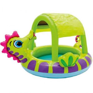 Baby Swim Pool Sunshade Safe Holiday Summer Kids Seat Inflatable Swimming boat Seahorse toys Water pool PVC piscina infantil