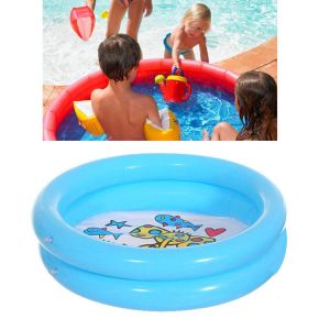 Kids Water Toys Play Ball Pool Children Inflatable Raft Beach Swimming Pool PVC Cartoon Animal  Printing Leak-proof Round Boat
