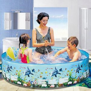 Hot!New 122/152cm Baby Children Round Swimming Pool Large Family PVC Swimming Pool Outdoor Summer Kids Inflatable Paddling Pools