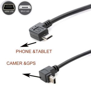 OTG CABLE for camera to smartphone tablet phone micro usb to mini usb for canon nikon olympus camcorder