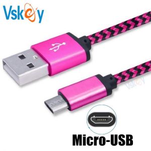 VSKEY 1m 3ft Micro USB Cable For Xiaomi Redmi Note 6 Pro 5A 6A 4A Note 4X Redmi Play GO 5 Plus Fast Charging & Sync Data Cable
