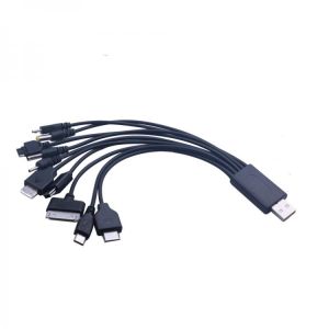 10 in 1 Charger USB Cable Data Transfer Cable For iPod Motorola Nokia Samsung LG  USB Adapter