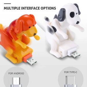 Funny Dog Charge USB Cable Fast Charger Cable Charging Line Cute Fast Charging Power Cable For Type-C and Android for Samsung