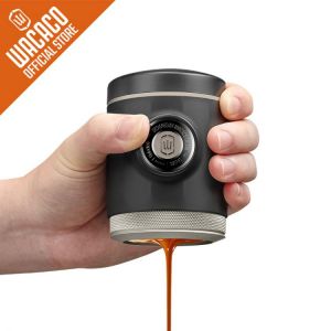 WACACO Picopresso Portable Espresso Maker Bundled with Protective Case, Specialty Coffee Machine, 18 Bar Pressure Travel Coffee