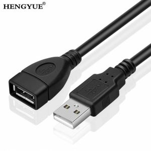 2ft/60cm Black USB Male to A Female Extension Extender Data M/F Adapter Cable Factory Price Drop Shipping