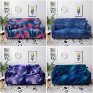 Beautiful Starry Sky Stretch Sofa Slipcover Elastic Sofa Covers For Living Room Couch Cover Sofa Chaise Cover Lounge 1-4 Seat