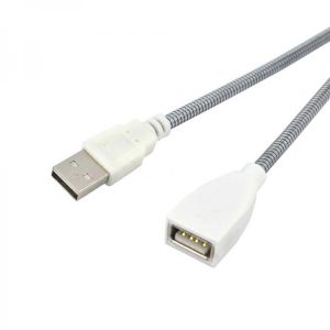 USB Extension Cable Male to Female Extender Cable LED Light Adapter Cable Metal Flexible Tube for USB Light Lamp Bulb Accessory