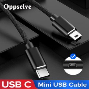 USB C to Mini USB Cable USB Mini-B Adapter Connector For Thunderbolt 3 PC Computer Laptop Player Digital Camera Mini USB Cord
