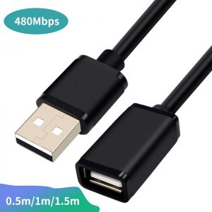 USB Extension Cable Super Speed USB 2.0 Cable for Smart Printer PS4 SSD 2.0 to Extender Data Cord USB Extension Cable