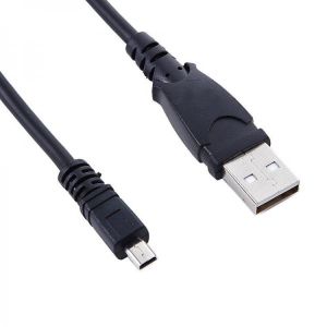 NIKON 8PIN USB Battery Charger Data SYNC Cable Cord Lead for Olympus camera T-100 FE-5050  VG-120 VH-520