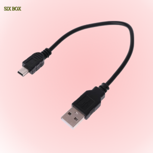New USB Short 2.0 A Male to Mini 5 Pin B Data Charging Cable Cord Adapter Drop Shipping Fast Data Transmission