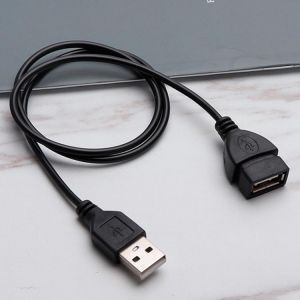 0.6/1/1.5M USB 2.0 Cable Extender Cord Wire Data Transmission Cables Super Speed Data Extension Cable for Monitor Projector