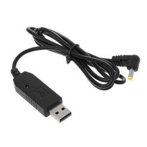 USB Charger Cable with Indicator Light for High Capacity UV-5R Extend Battery BF-UVB3 Plus Batetery Ham Walkie