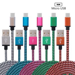 VSKEY 100PCS Micro USB Cable for Samsung Galaxy Huawei Xiaomi Sony Android Micro-USB Port Fast Charging Sync Data Cords