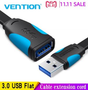 Vention USB2.0 3.0 Extension Cable Male to Female Extender Cable USB3.0 Cable Extended for laptop PC USB Extension Cable 0.5M 3M