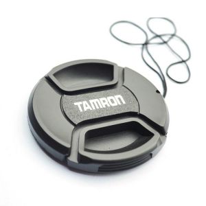 72mm Center Pinch Snap-on Front Lens Cap Hood Cover protector with Strap for tamron 24-135 18-270 17-50 F2.8 VC B005 camera dslr
