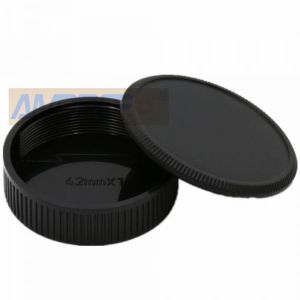 42MM Camera Body and Rear Lens caps,Compatible with M42 (42mm) Screw Mount Camera Rear Lens and Body Cap Cover Set